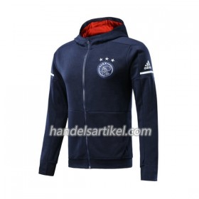 Ajax Amsterdam Hooded Trainingsjacke 2017-18 Blau